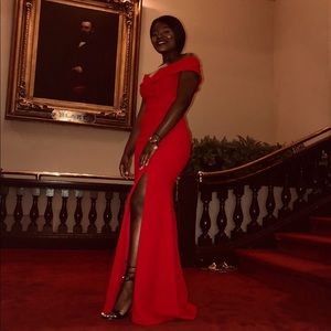 Long xscape gown